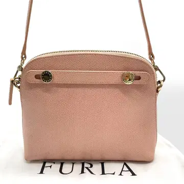 새상품급 FURLA 훌라 숄더백 파이퍼 미니 핑크 가죽
