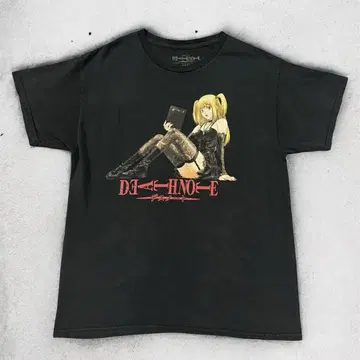 DEATH NOTE 미사미사 야 카이 프린트 티셔츠 L