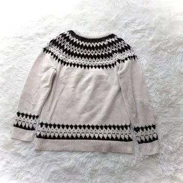 아이템즈 어반 리서치 스웨터(M) 페어아일 패턴 베이지 에스닉