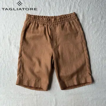 TAGLIATORE 딸리아또레 Lino 린넨 하프 팬츠 46
