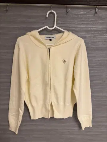 GENERAL IDEA 풀 지퍼 후디 S 크림