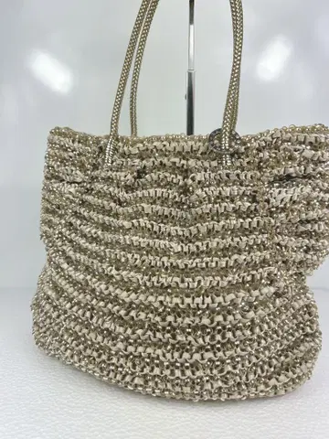 PRIMA CLASSE 메쉬 백 골드 계열 비즈