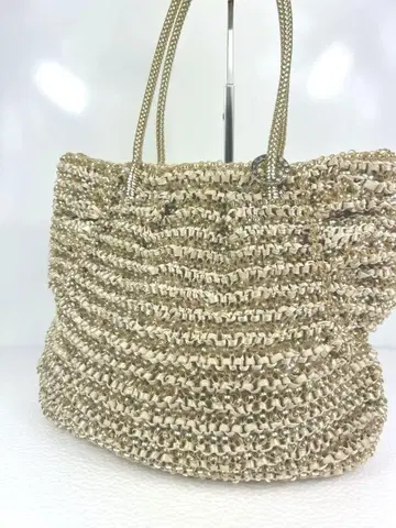 PRIMA CLASSE 메쉬 백 골드 계열 비즈