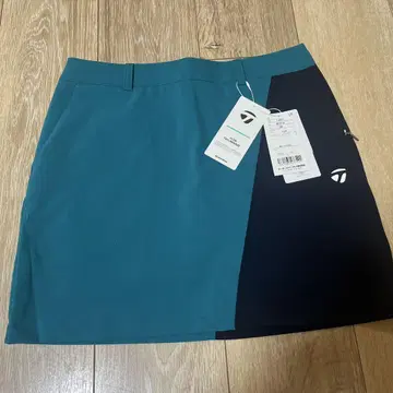 TAYLORMADE 골프 여성용 스커트 S 사이즈 그린/블랙