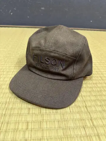 필슨 캡 미국제 코튼 블랙 자체 페이드 가공