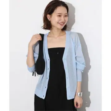 SLOBE IENA 슬로브 이에나 시어 V넥 가디건