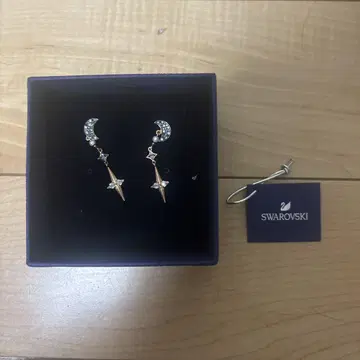 스와로브스키 달과 별 귀걸이