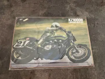 Z1000R 에디 로손 KAWASAKI의 양철 벽걸이 간판