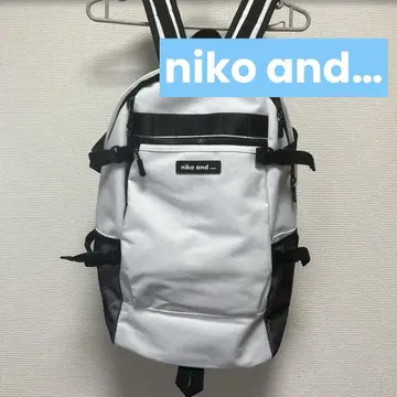 niko and ... 화이트 백 팩
