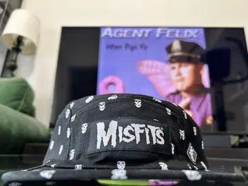 USA 펑크 밴드 The Misfits 제트 캡 블랙