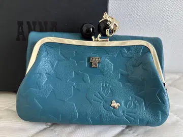 [ANNA SUI] 외부 지퍼가 달린 두겹 지갑 플레이잉 캣