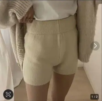 RiLi 스토어 니트 숏 팬츠 블랙