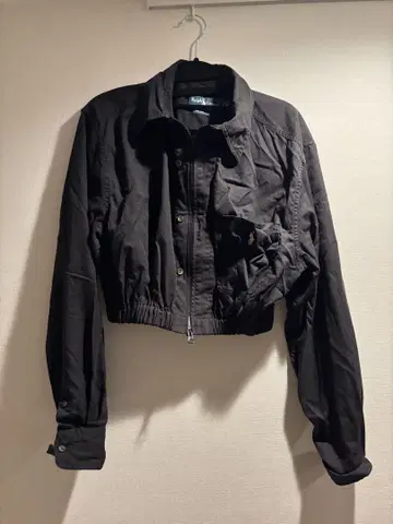 Ralph Lauren 한국 구제 의류 리메이크 블랙 크롭 자켓 M