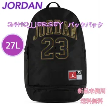Jordan 조던 저지 백팩 백팩 (27L) 블랙/금