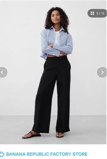 BANANA REPUBLIC HAYDEN 와이드 레그 팬츠