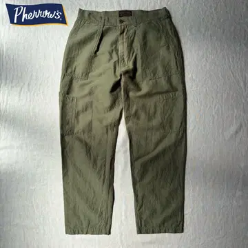 Pherrow's 페로우즈 COTTON HEMP 린넨 베이커 팬츠