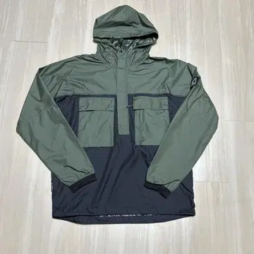 New Balance 패커블 후드티 카키&블랙 남성용 S