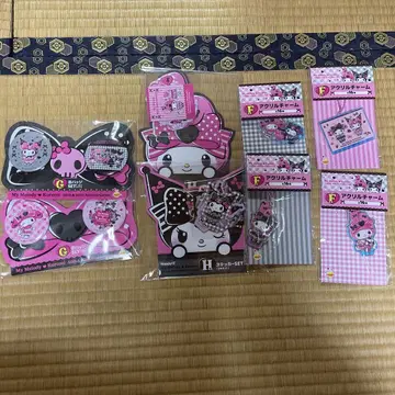 happy 복권 제일복권 My Melody & Kuromi 8종 세트