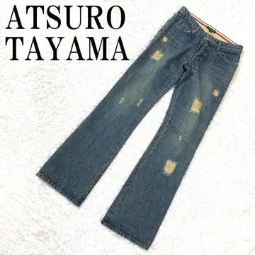 ATSURO TAYAMA 아츠로 타야마 데미지 데님 팬츠 36 B921
