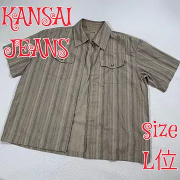 KANSAI JEANS 자켓 셔츠 베이지 L