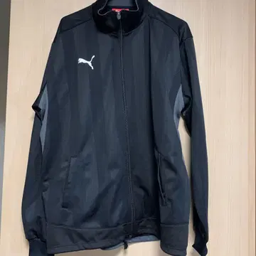 Puma 블랙 스트라이프 저리 자켓 XO