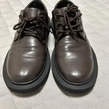 지유 브라운 레이스업 슈즈