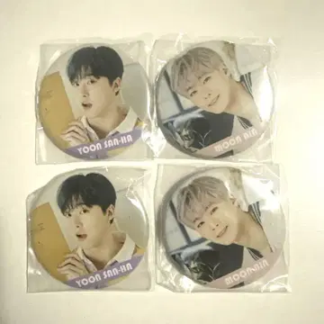 윤상하 & 문빈 캔뱃지 4개 세트