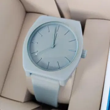 새상품급 Process_SP1 라이트 블루 시계 고무 벨트 아디다스