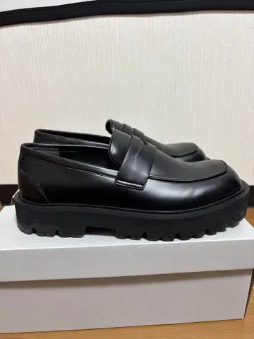 ABC MART 신발 블랙 로퍼 통굽 밑창