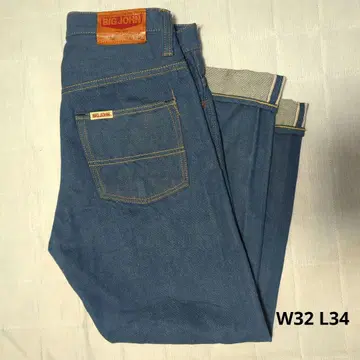BIG JOHN M104 셀비치 데님 W32 빨간색 귀 일본제 빅 존