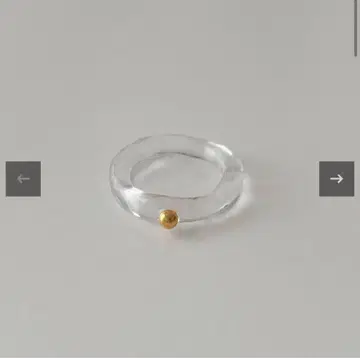 floyumu drop ring 레진 클리어 반지