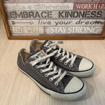 컨버스 ALL STAR 그레이 스니커즈 25cm