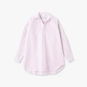 미사용급 프랭크&아이린 25SS 셜리 스트라이프 셔츠 XL 상당