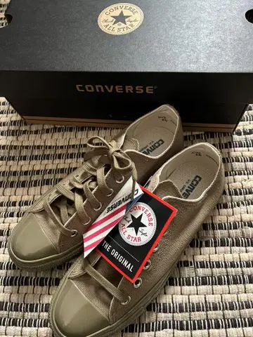 새상품 CONVERSE 컨버스 스니커즈 올스타 카키 6.5