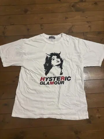 HYSTERIC GLAMOUR 그래픽 티셔츠 L 화이트