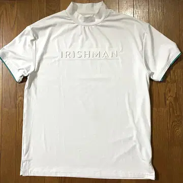 IRISHMAN 아이리쉬맨 반팔 모크넥 셔츠 화이트 M