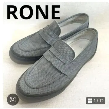 RONE 론 클리어 솔 가죽 로퍼 26cm 정가 21,780엔