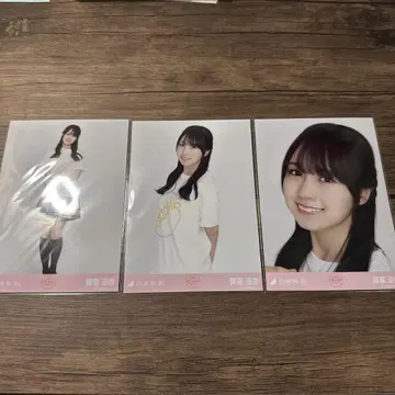 노기자카46 브로마이드 별 미나미 졸업 세레모니 티셔츠 카키 하야카 컴프
