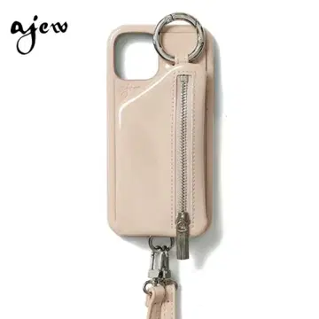 ajew 프래그먼트 케이스 베이지 스트랩 포함 iphone15pro
