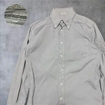 INDIVIDUALIZED SHIRTS USA BD 셔츠 그레이 14.5