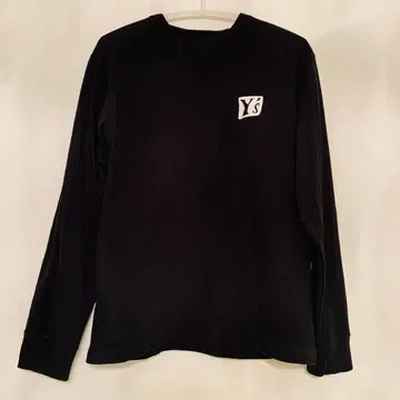 Y's NEW ERA 블랙 긴팔 티셔츠