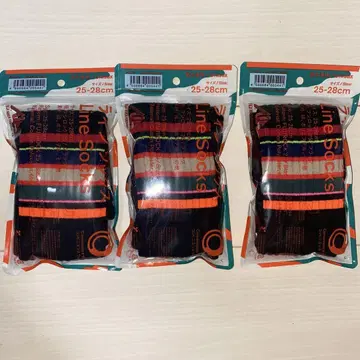 훼미리마트 훼미리마트 라인 양말 유니섹스 25-28cm