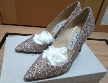 JIMMY CHOO 글리터 하이힐 ROMY 38