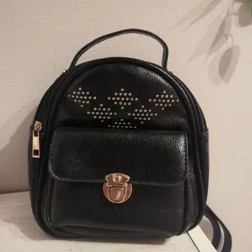 미니 럭색 블랙