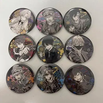 도원암귀 캔뱃지 9개 컴플리트 세트 (귀국대 & 라샤 학원) 애니메이트