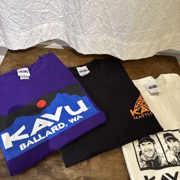 KAVU 티셔츠 3종 세트