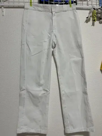 디키즈 팬츠 화이트