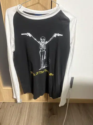 핸즈 업 라글란 LS 티셔츠 화이트 BoTT