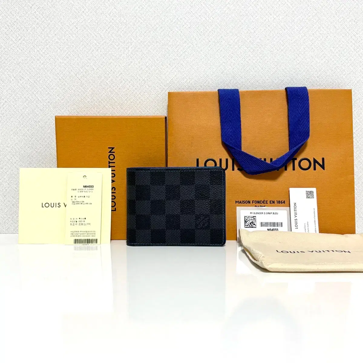 LOUIS VUITTON 루이비통 Louis Vuitton dami Slender Wallet