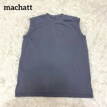 마챗 machatt 탱크탑 그레이